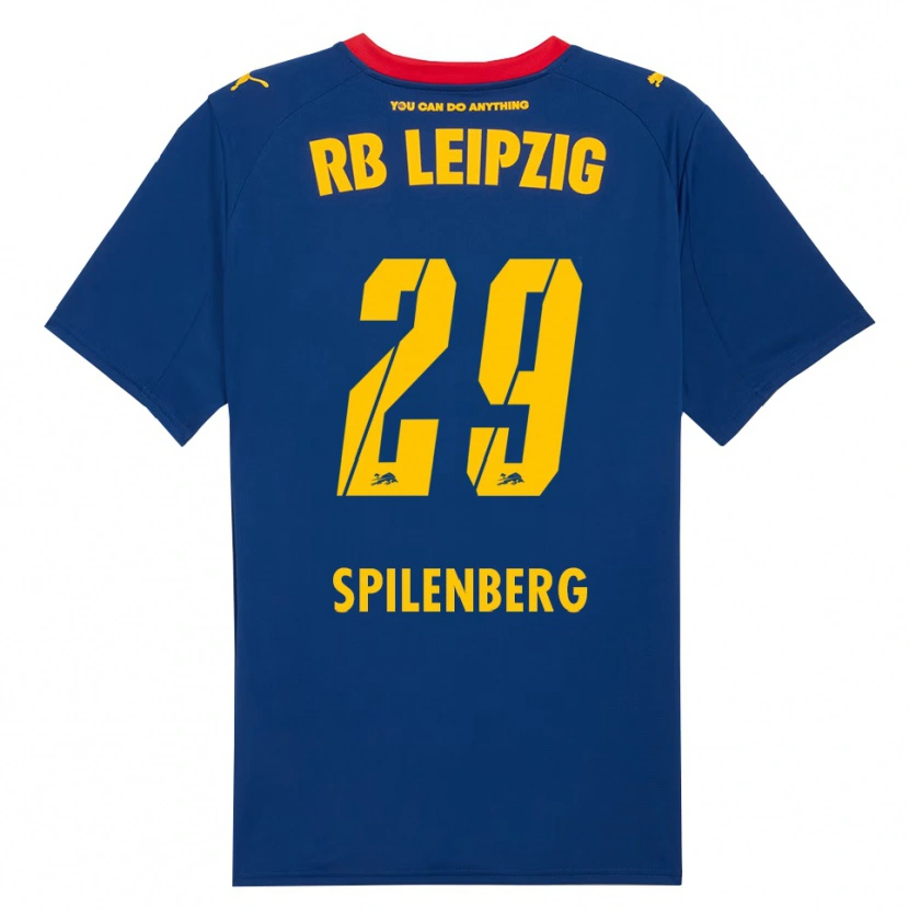 Danxen Herren Maja Spilenberg #29 Marineblau Rot Auswärtstrikot Trikot 2025/26 T-Shirt Schweiz