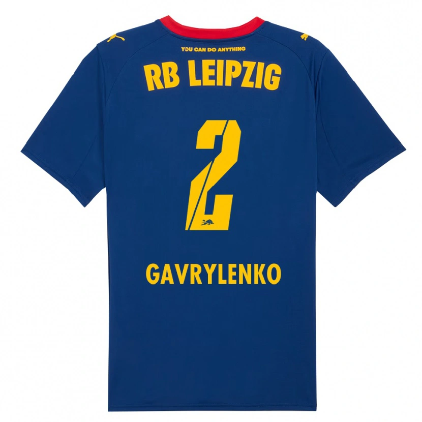 Danxen Herren Oleksandr Gavrylenko #2 Marineblau Rot Auswärtstrikot Trikot 2025/26 T-Shirt Schweiz