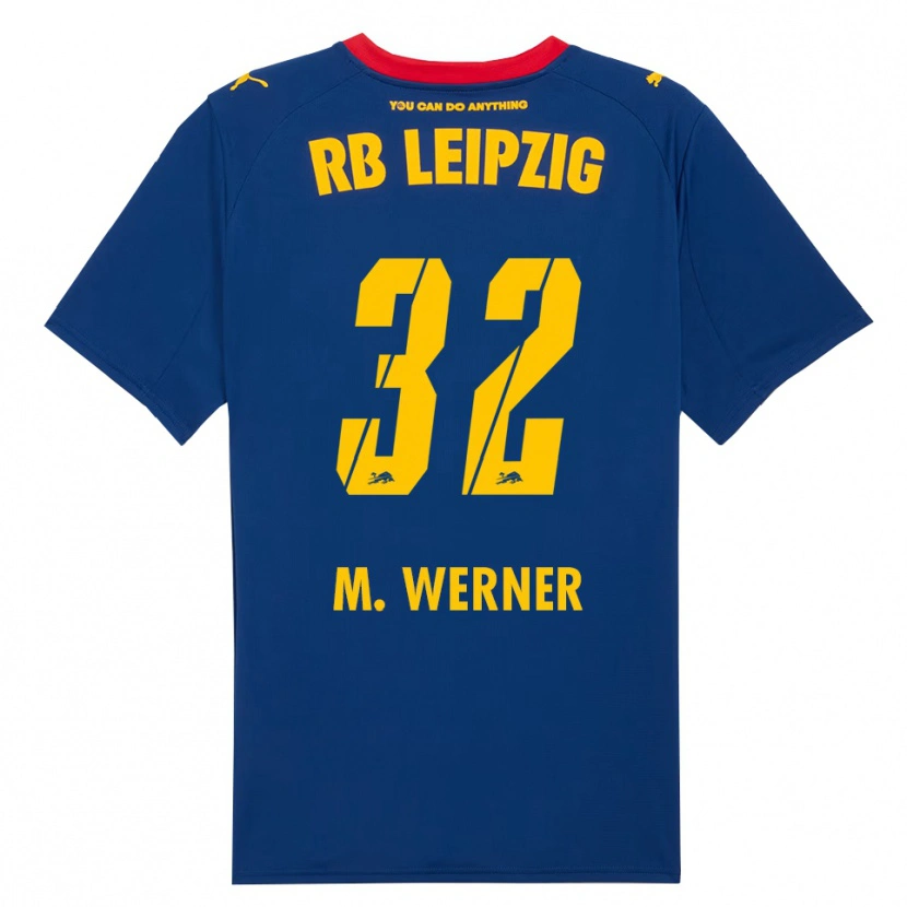 Danxen Herren Mia Werner #32 Marineblau Rot Auswärtstrikot Trikot 2025/26 T-Shirt Schweiz