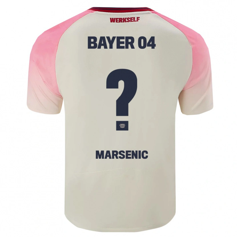 Danxen Herren Matija Marsenic #0 Pink Cremeweiß Auswärtstrikot Trikot 2025/26 T-Shirt Schweiz