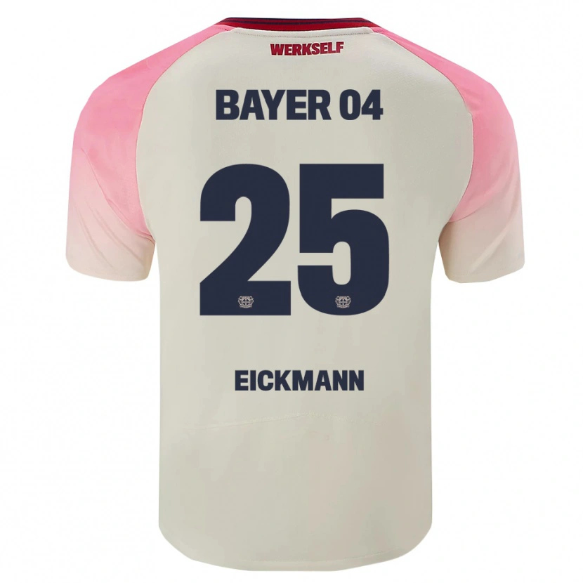 Danxen Herren Mia Eickmann #25 Pink Cremeweiß Auswärtstrikot Trikot 2025/26 T-Shirt Schweiz