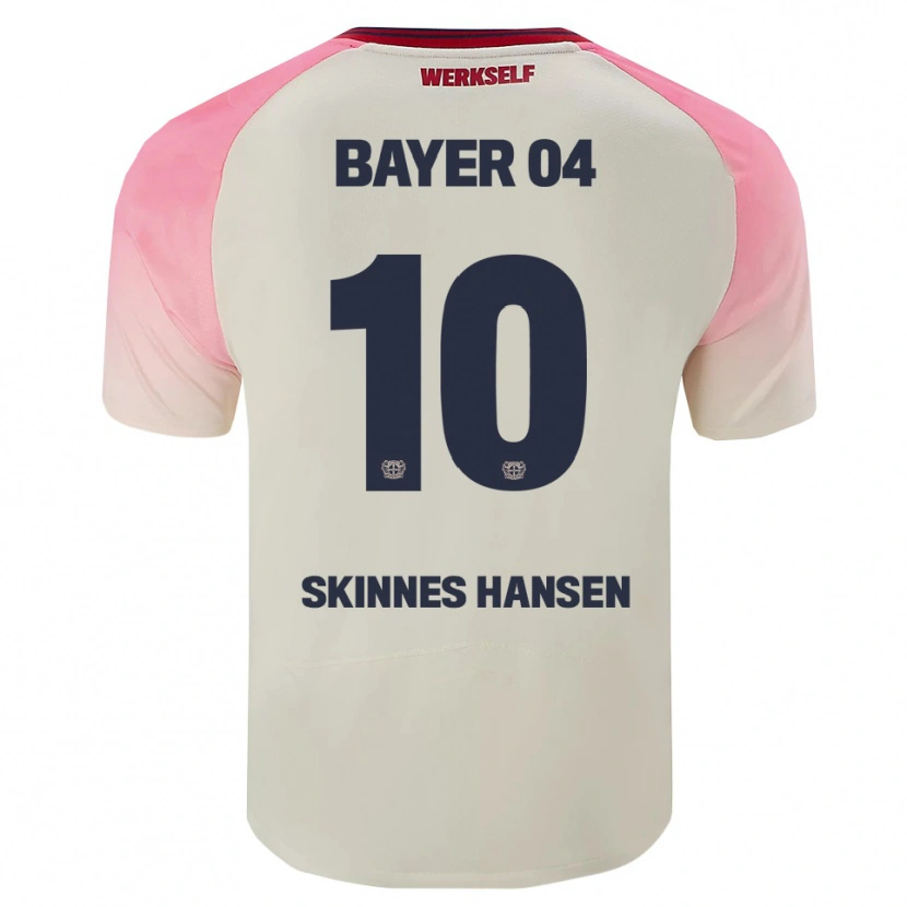 Danxen Herren Synne Skinnes Hansen #10 Pink Cremeweiß Auswärtstrikot Trikot 2025/26 T-Shirt Schweiz