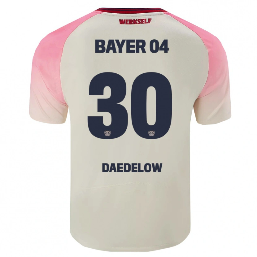 Danxen Herren Ida Daedelow #30 Pink Cremeweiß Auswärtstrikot Trikot 2025/26 T-Shirt Schweiz