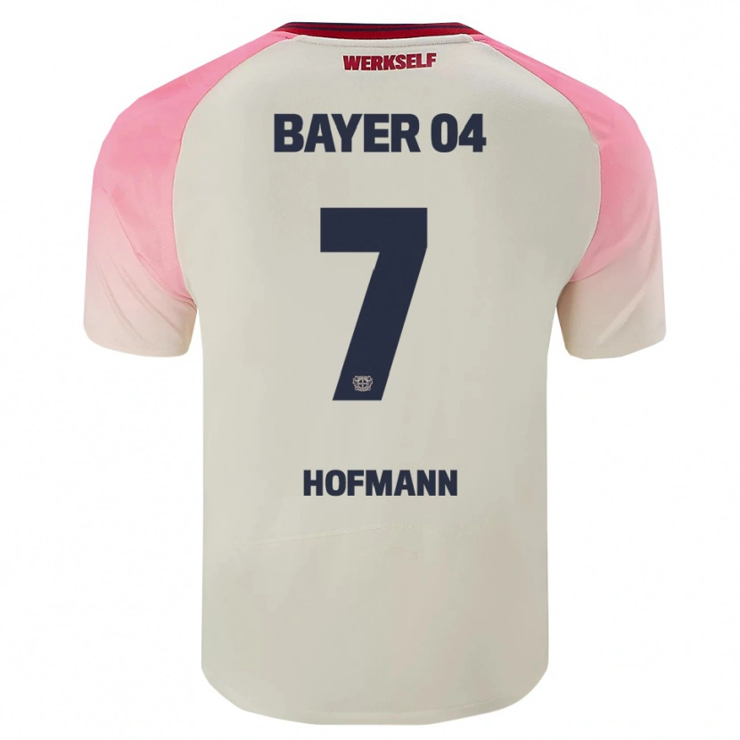 Danxen Herren Jonas Hofmann #7 Pink Cremeweiß Auswärtstrikot Trikot 2025/26 T-Shirt Schweiz
