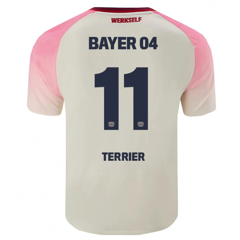 Danxen Herren Martin Terrier #11 Pink Cremeweiß Auswärtstrikot Trikot 2025/26 T-Shirt Schweiz