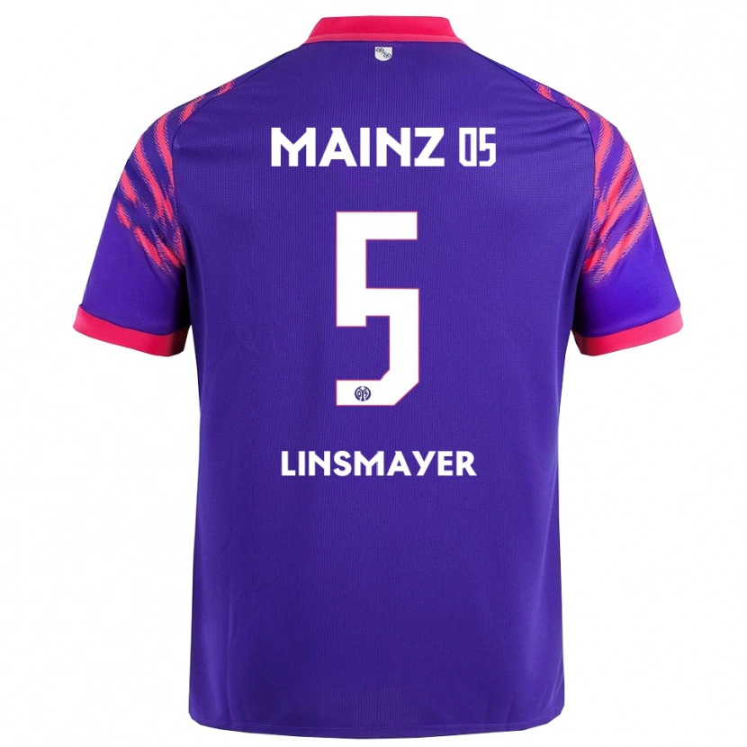 Danxen Herren Denis Linsmayer #5 Marineblau Pink Auswärtstrikot Trikot 2025/26 T-Shirt Schweiz