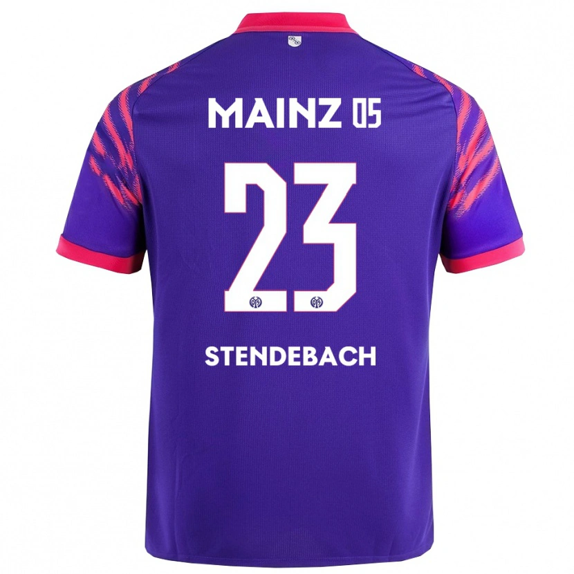 Danxen Herren Jule Stendebach #23 Marineblau Pink Auswärtstrikot Trikot 2025/26 T-Shirt Schweiz