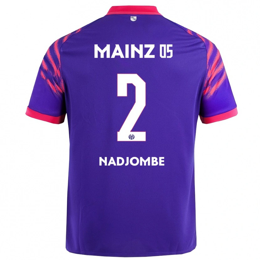 Danxen Herren Jean-Marie Nadjombe #2 Marineblau Pink Auswärtstrikot Trikot 2025/26 T-Shirt Schweiz