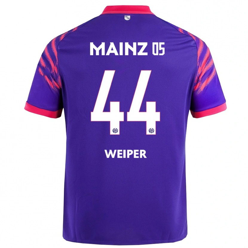 Danxen Herren Nelson Weiper #44 Marineblau Pink Auswärtstrikot Trikot 2025/26 T-Shirt Schweiz
