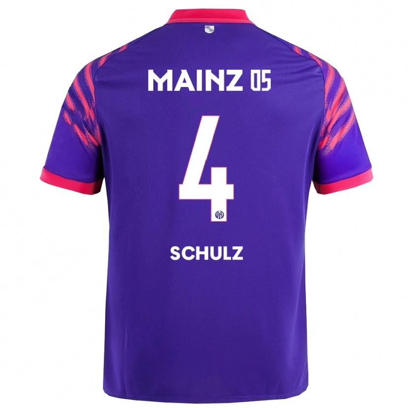 Danxen Herren Philipp Schulz #4 Marineblau Pink Auswärtstrikot Trikot 2025/26 T-Shirt Schweiz