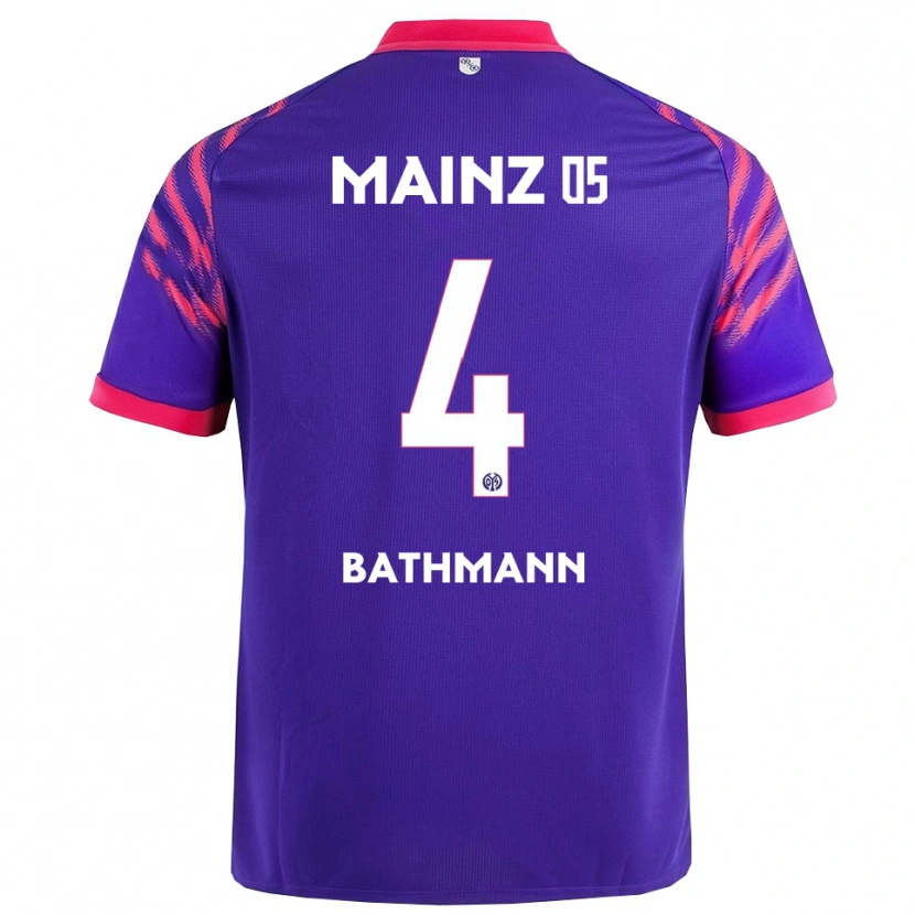 Danxen Herren Kara Bathmann #4 Marineblau Pink Auswärtstrikot Trikot 2025/26 T-Shirt Schweiz