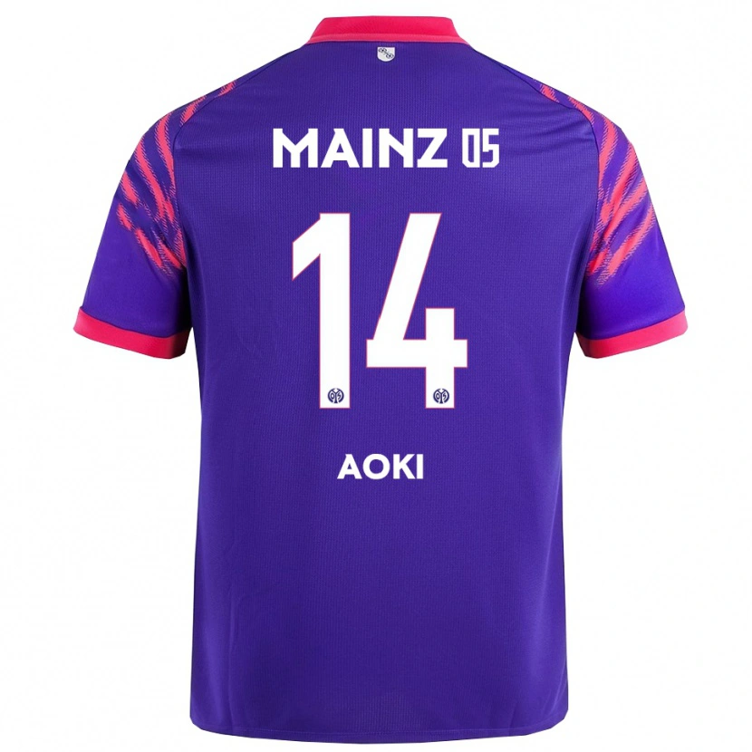 Danxen Herren Hiyori Aoki #14 Marineblau Pink Auswärtstrikot Trikot 2025/26 T-Shirt Schweiz