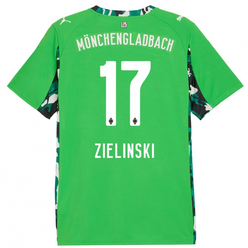 Danxen Herren Yvonne Zielinski #17 Grün Schwarz Auswärtstrikot Trikot 2025/26 T-Shirt Schweiz