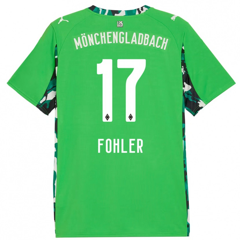 Danxen Herren Selma Fohler #17 Grün Schwarz Auswärtstrikot Trikot 2025/26 T-Shirt Schweiz