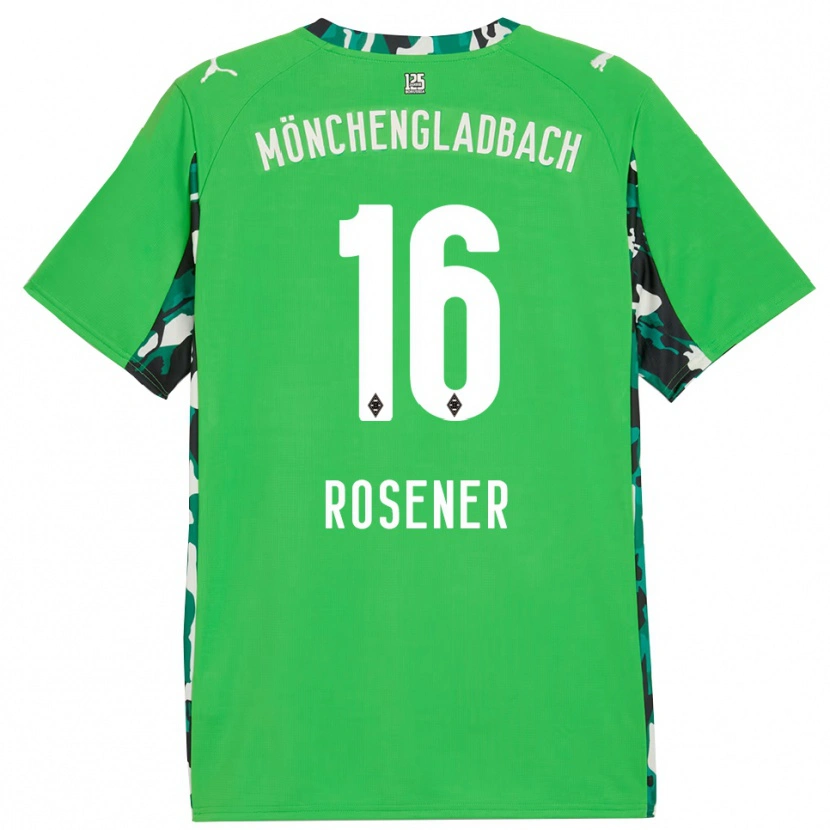 Danxen Herren Chiara Rösener #16 Grün Schwarz Auswärtstrikot Trikot 2025/26 T-Shirt Schweiz