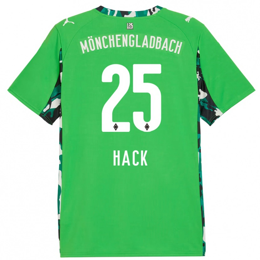 Danxen Herren Robin Hack #25 Grün Schwarz Auswärtstrikot Trikot 2025/26 T-Shirt Schweiz