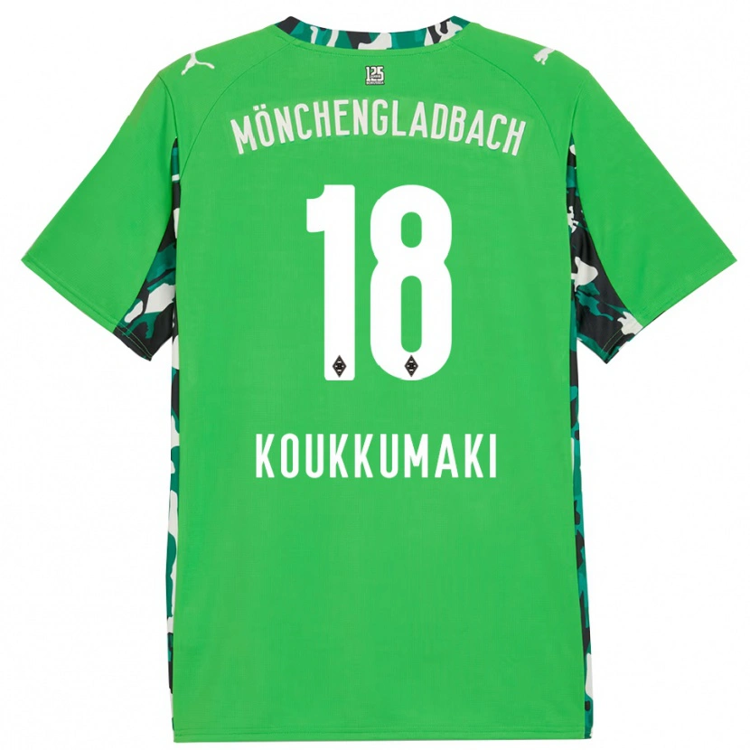 Danxen Herren Taavi Koukkumäki #18 Grün Schwarz Auswärtstrikot Trikot 2025/26 T-Shirt Schweiz