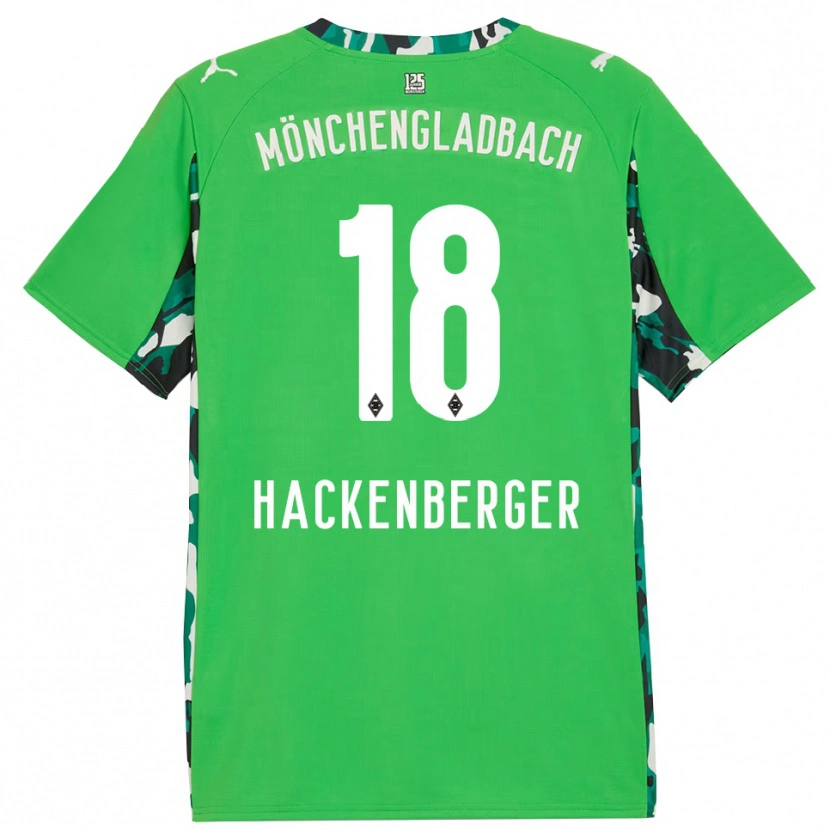 Danxen Herren Jessica Hackenberger #18 Grün Schwarz Auswärtstrikot Trikot 2025/26 T-Shirt Schweiz
