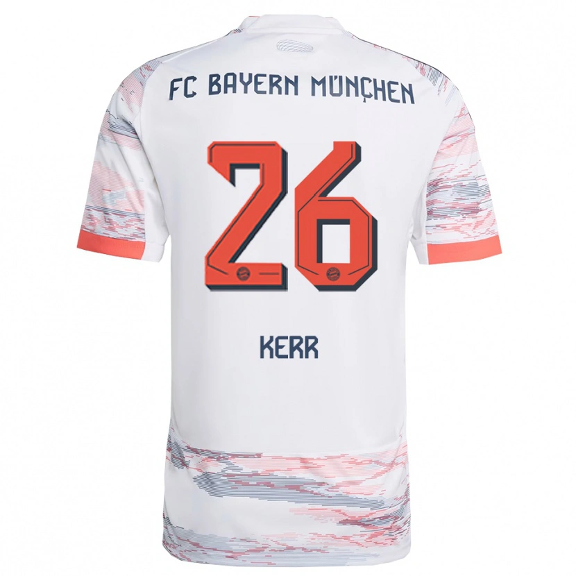 Danxen Herren Samantha Kerr #26 Weiß Grau Auswärtstrikot Trikot 2025/26 T-Shirt Schweiz