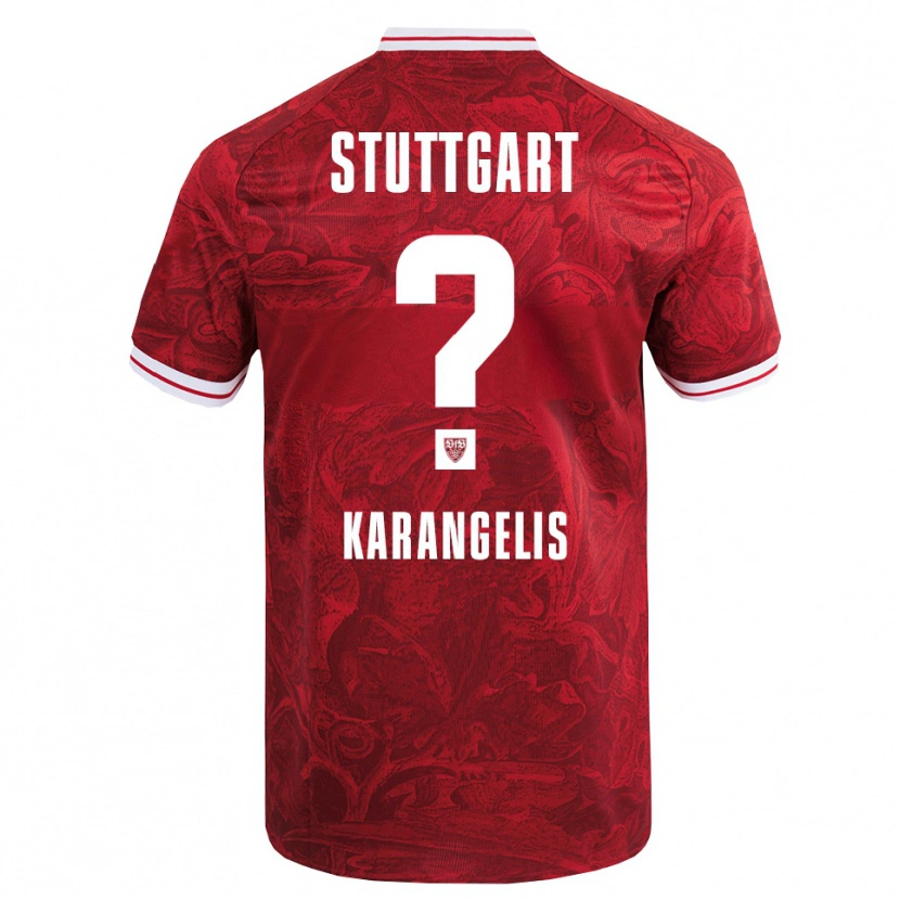 Danxen Herren Konstantinos Karangelis #0 Rot Schwarz Auswärtstrikot Trikot 2025/26 T-Shirt Schweiz