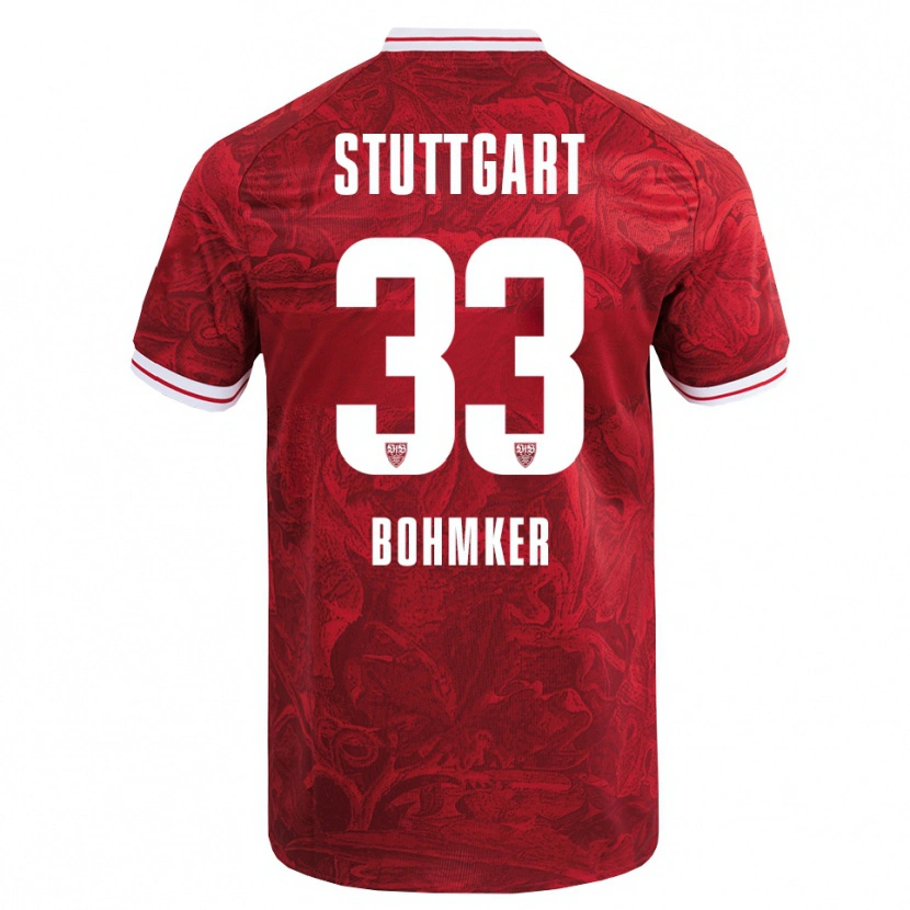 Danxen Herren Finn Böhmker #33 Rot Schwarz Auswärtstrikot Trikot 2025/26 T-Shirt Schweiz