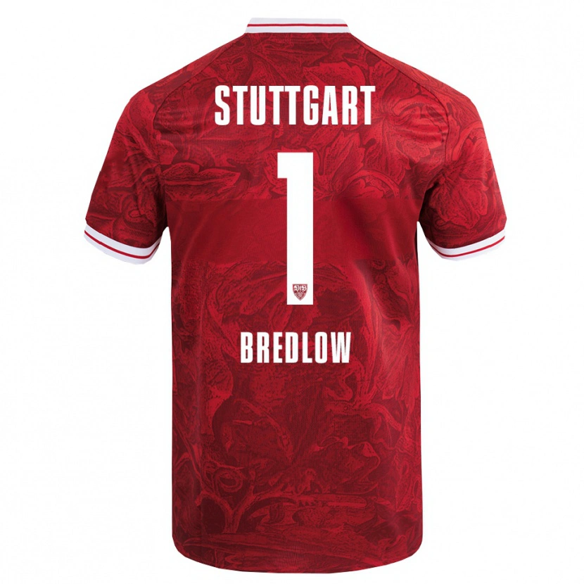 Danxen Herren Fabian Bredlow #1 Rot Schwarz Auswärtstrikot Trikot 2025/26 T-Shirt Schweiz