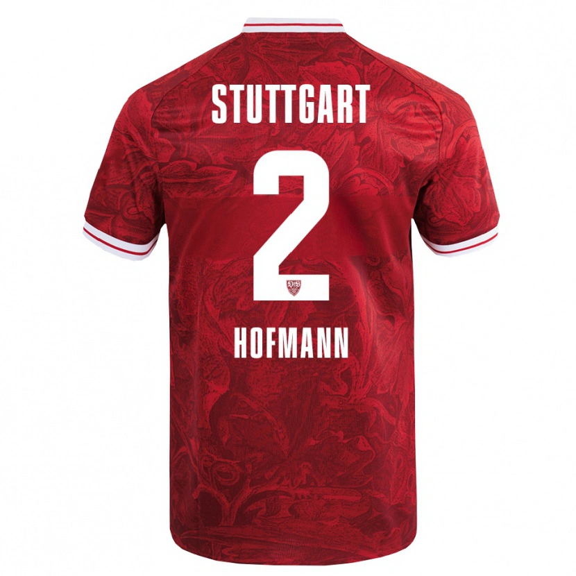 Danxen Herren Linette Hofmann #2 Rot Schwarz Auswärtstrikot Trikot 2025/26 T-Shirt Schweiz