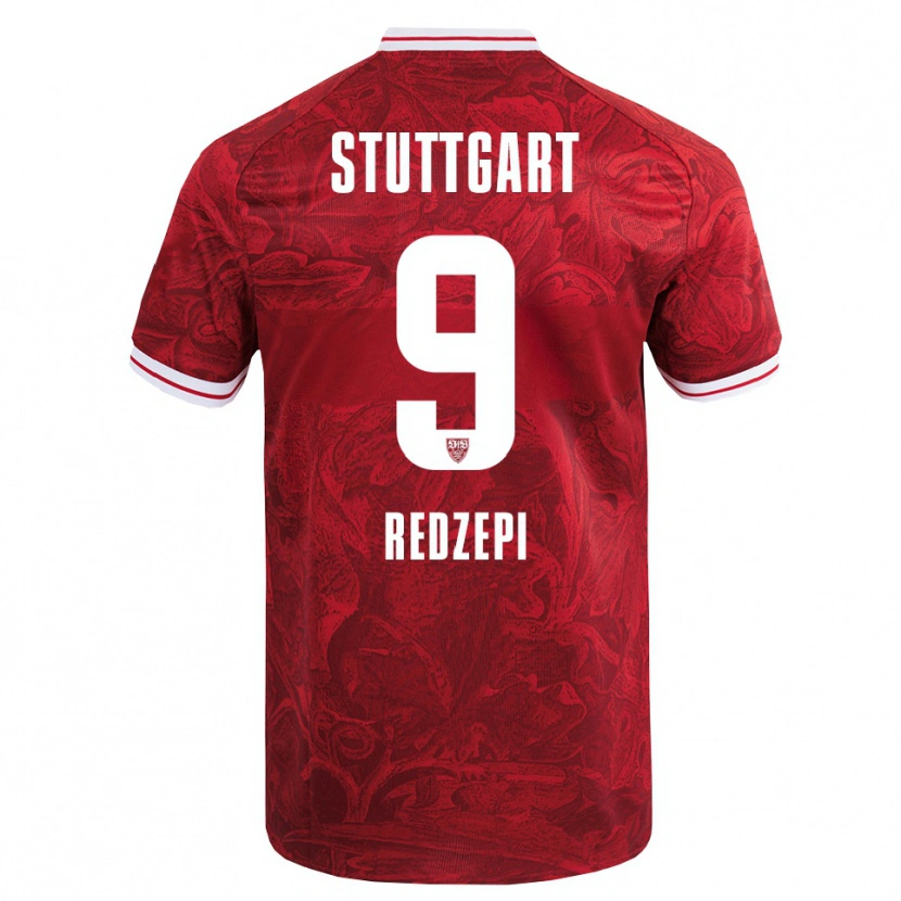 Danxen Herren Enis Redzepi #9 Rot Schwarz Auswärtstrikot Trikot 2025/26 T-Shirt Schweiz