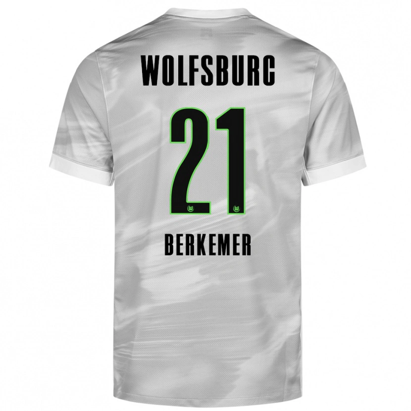 Danxen Herren Melvin Berkemer #21 Grau Weiß Auswärtstrikot Trikot 2025/26 T-Shirt Schweiz