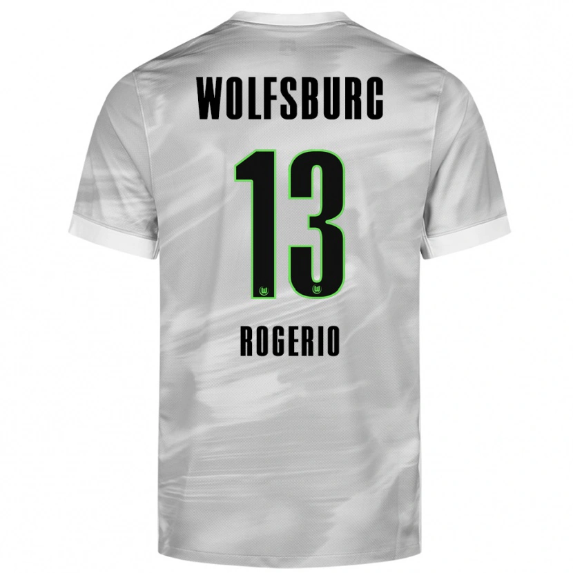 Danxen Herren Rogério #13 Grau Weiß Auswärtstrikot Trikot 2025/26 T-Shirt Schweiz