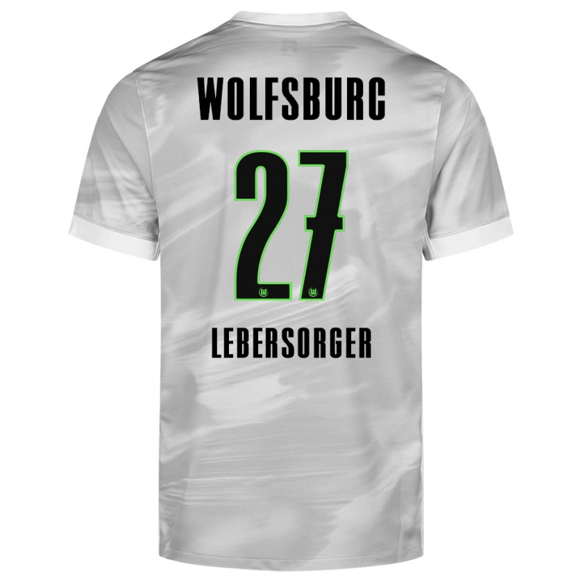Danxen Herren Kevin Lebersorger #27 Grau Weiß Auswärtstrikot Trikot 2025/26 T-Shirt Schweiz