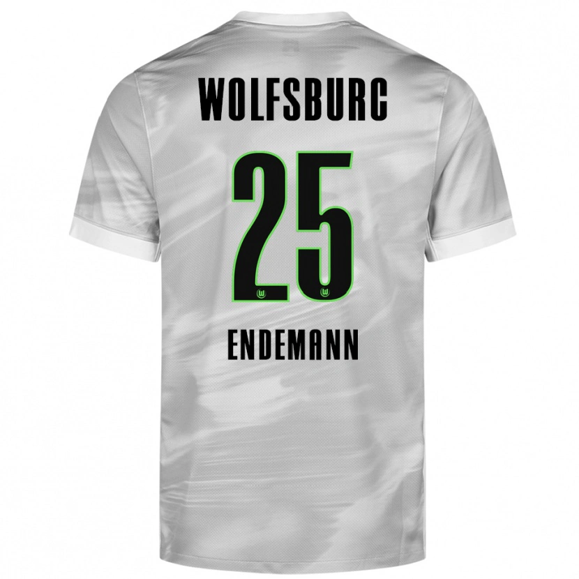 Danxen Herren Vivien Endemann #25 Grau Weiß Auswärtstrikot Trikot 2025/26 T-Shirt Schweiz