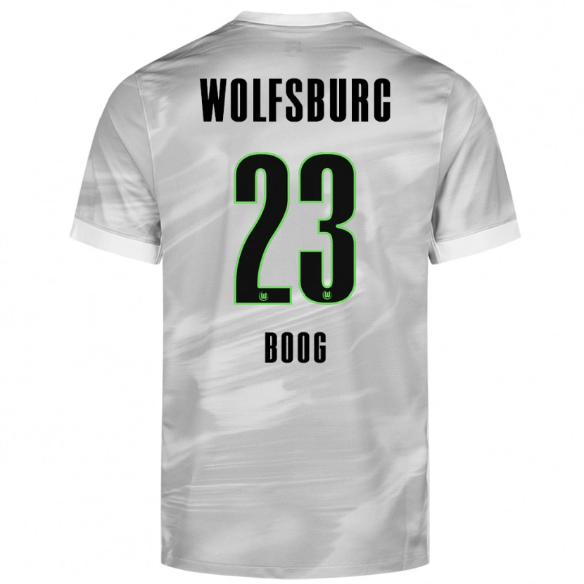 Danxen Herren Miguel Boog #23 Grau Weiß Auswärtstrikot Trikot 2025/26 T-Shirt Schweiz