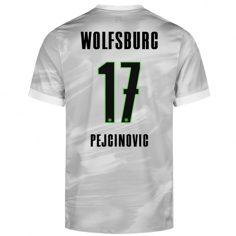 Danxen Herren Dzenan Pejcinovic #17 Grau Weiß Auswärtstrikot Trikot 2025/26 T-Shirt Schweiz