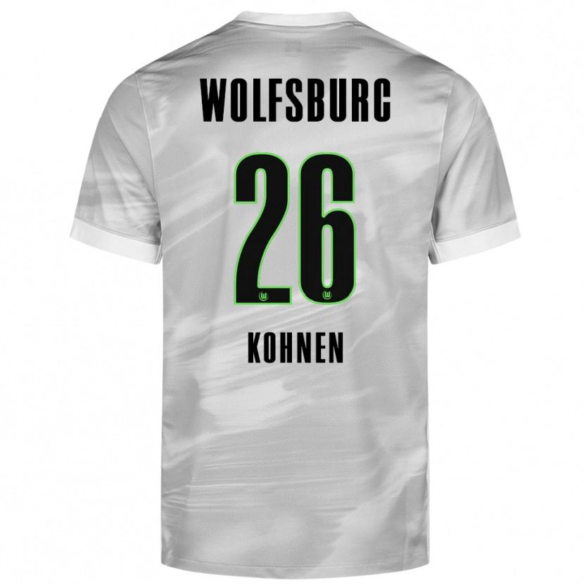 Danxen Herren Ben Kohnen #26 Grau Weiß Auswärtstrikot Trikot 2025/26 T-Shirt Schweiz
