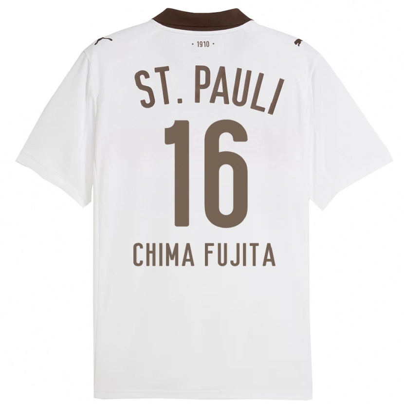 Danxen Herren Joel Chima Fujita #16 Weiß Rot Auswärtstrikot Trikot 2025/26 T-Shirt Schweiz