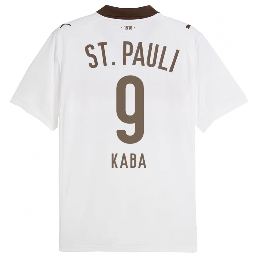 Danxen Herren Wissou Kaba #9 Weiß Rot Auswärtstrikot Trikot 2025/26 T-Shirt Schweiz