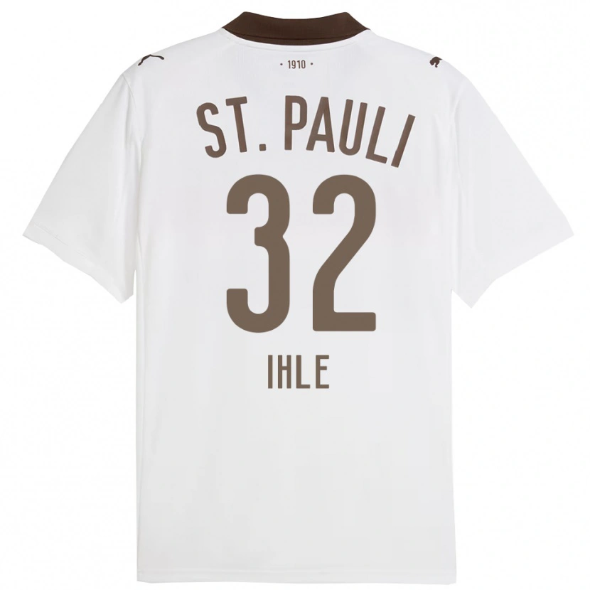 Danxen Herren Friederike Ihle #32 Weiß Rot Auswärtstrikot Trikot 2025/26 T-Shirt Schweiz