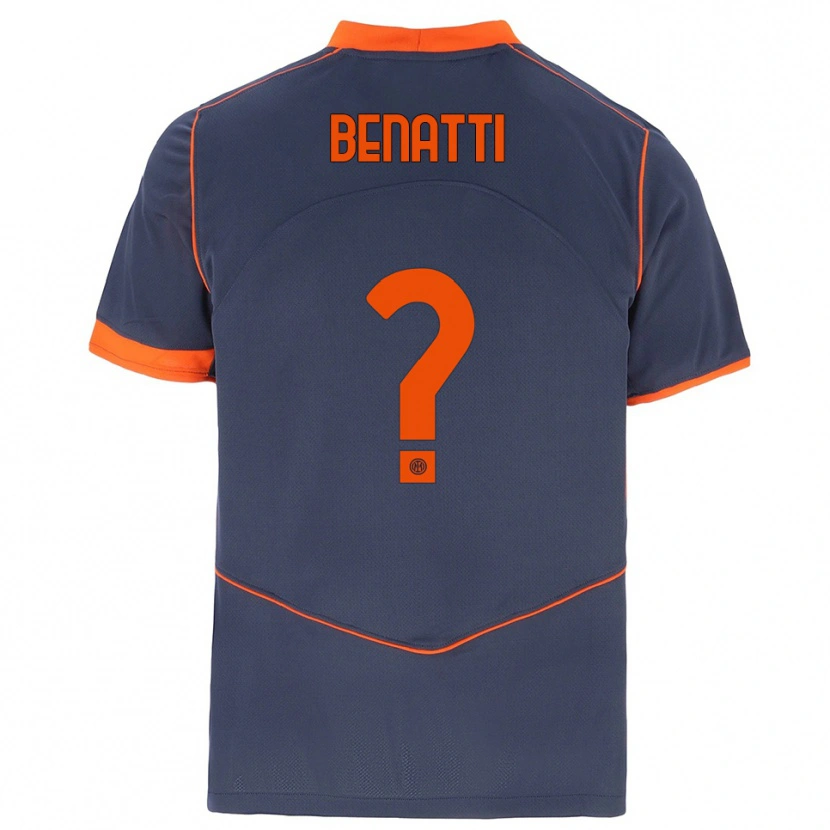 Danxen Herren Tommaso Benatti #0 Grau Orange Ausweichtrikot Trikot 2025/26 T-Shirt Schweiz