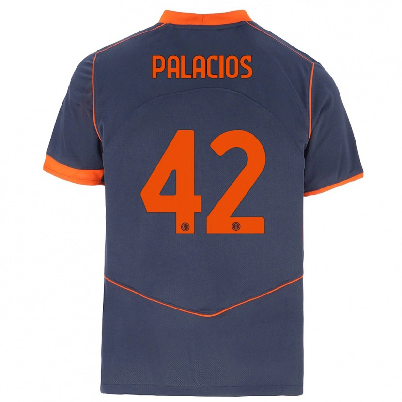 Danxen Herren Tomás Palacios #42 Grau Orange Ausweichtrikot Trikot 2025/26 T-Shirt Schweiz