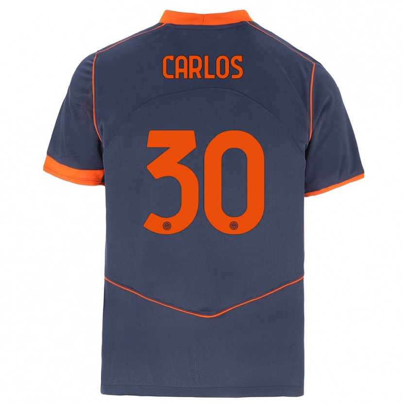 Danxen Herren Carlos Augusto #30 Grau Orange Ausweichtrikot Trikot 2025/26 T-Shirt Schweiz