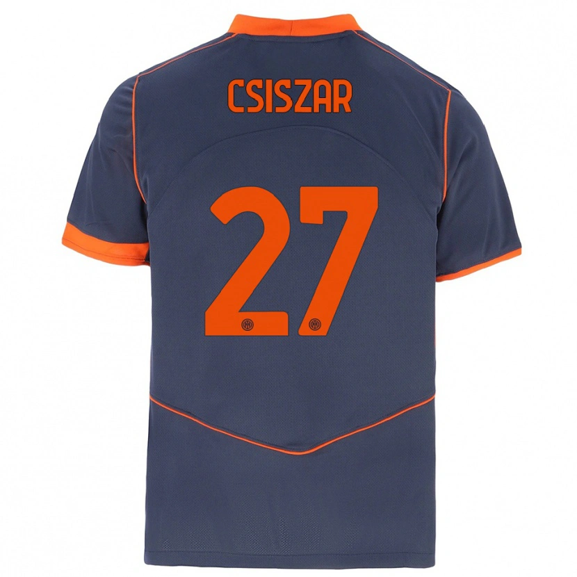 Danxen Herren Henrietta Csiszar #27 Grau Orange Ausweichtrikot Trikot 2025/26 T-Shirt Schweiz
