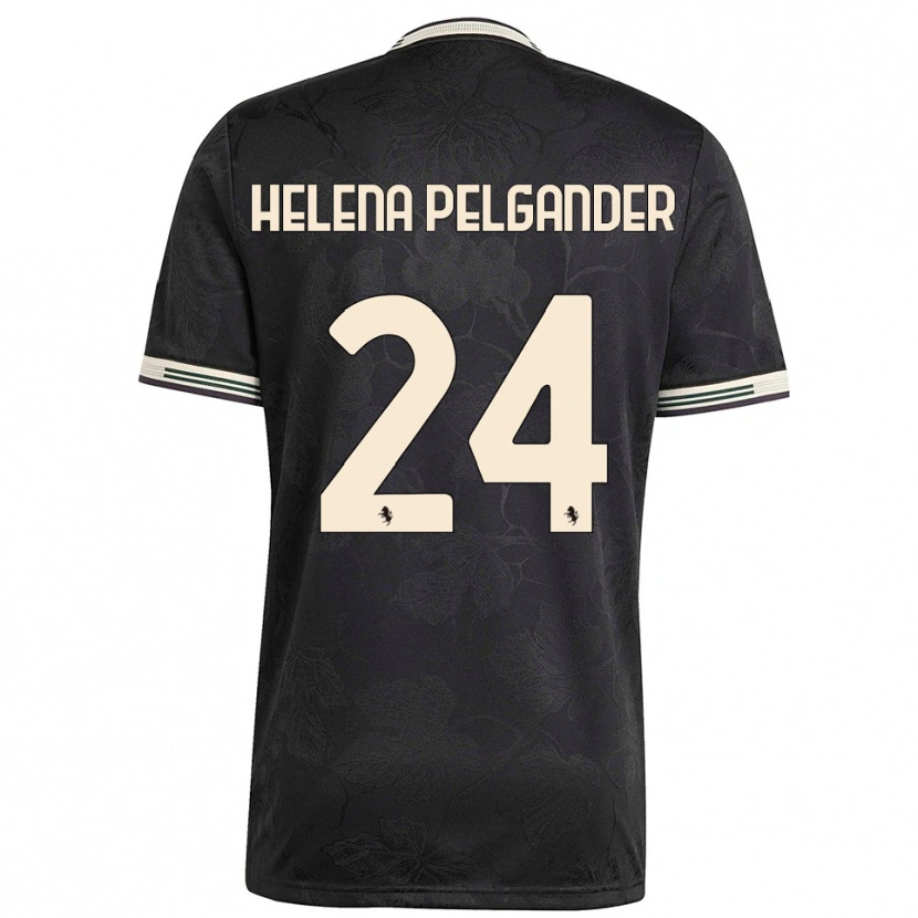 Danxen Herren Elsa Helena Pelgander #24 Schwarz Weiß Grün Ausweichtrikot Trikot 2025/26 T-Shirt Schweiz