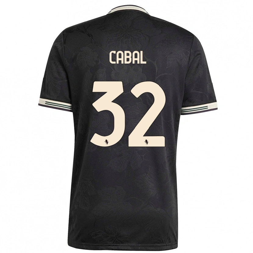Danxen Herren Juan Cabal #32 Schwarz Weiß Grün Ausweichtrikot Trikot 2025/26 T-Shirt Schweiz