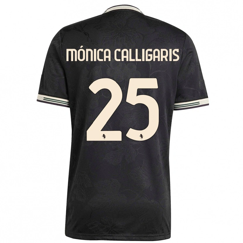 Danxen Herren Viola Mónica Calligaris #25 Schwarz Weiß Grün Ausweichtrikot Trikot 2025/26 T-Shirt Schweiz