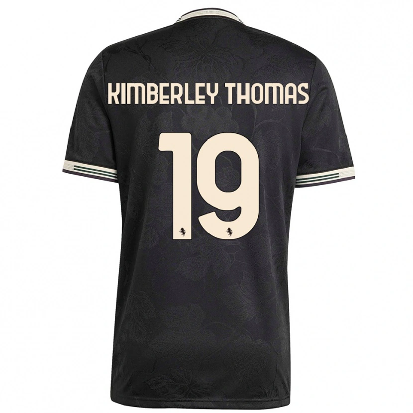 Danxen Herren Lindsey Kimberley Thomas #19 Schwarz Weiß Grün Ausweichtrikot Trikot 2025/26 T-Shirt Schweiz