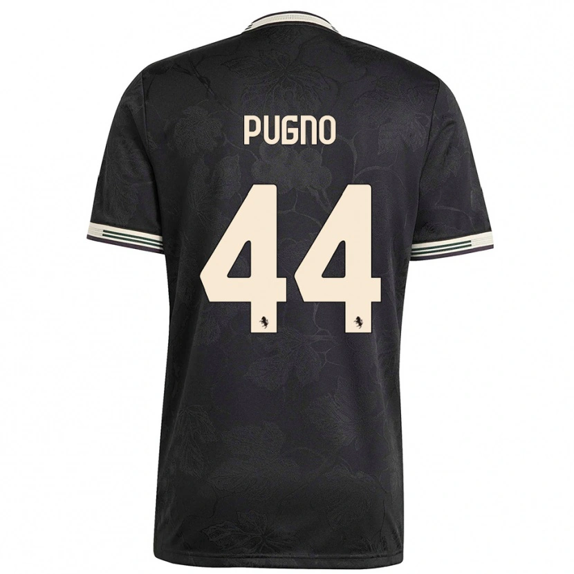 Danxen Herren Diego Pugno #44 Schwarz Weiß Grün Ausweichtrikot Trikot 2025/26 T-Shirt Schweiz