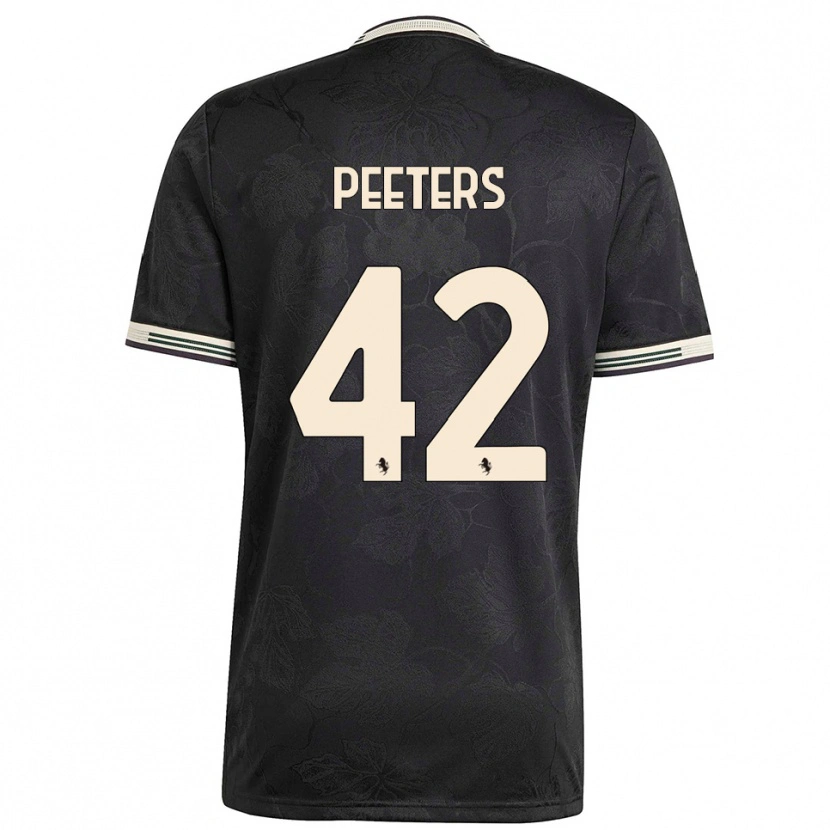 Danxen Herren Daouda Peeters #42 Schwarz Weiß Grün Ausweichtrikot Trikot 2025/26 T-Shirt Schweiz