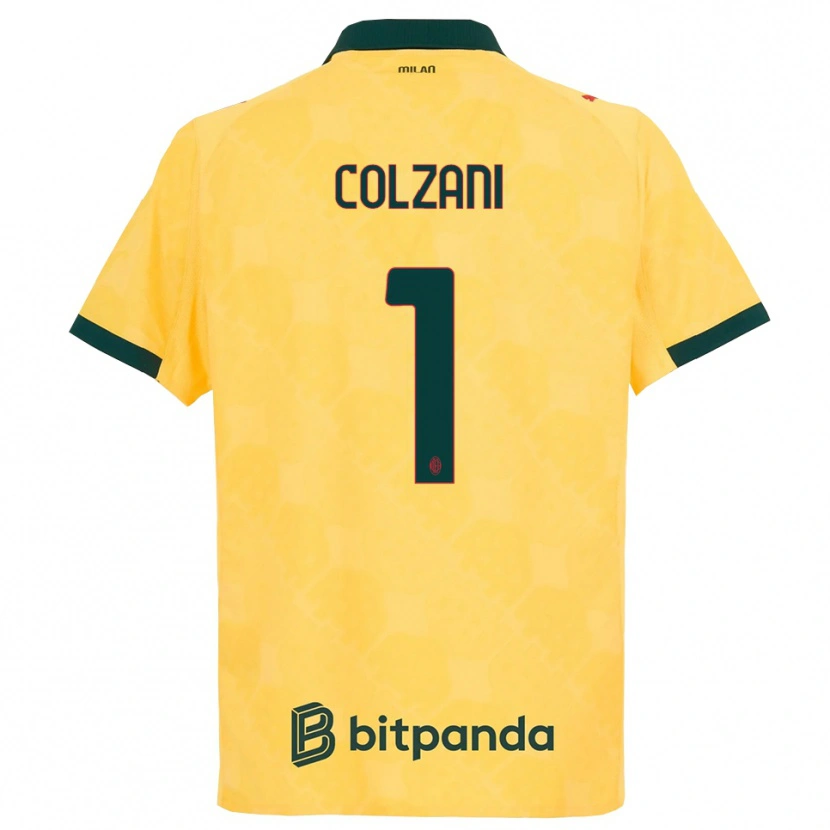 Danxen Herren Edoardo Colzani #1 Gelb Schwarz Ausweichtrikot Trikot 2025/26 T-Shirt Schweiz