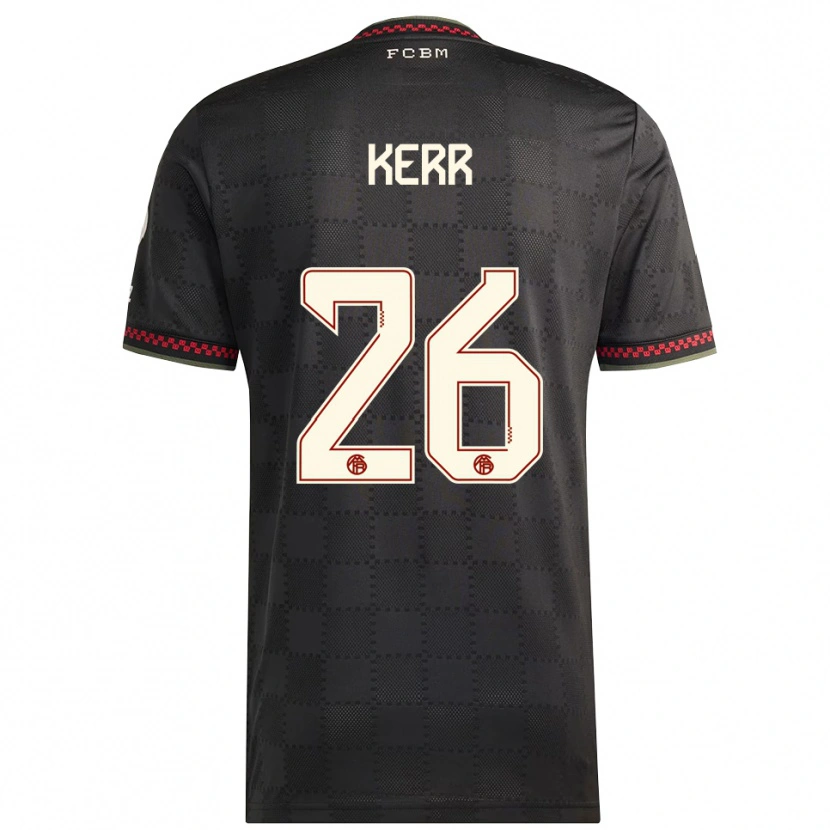 Danxen Herren Samantha Kerr #26 Schwarz Weiß Ausweichtrikot Trikot 2025/26 T-Shirt Schweiz
